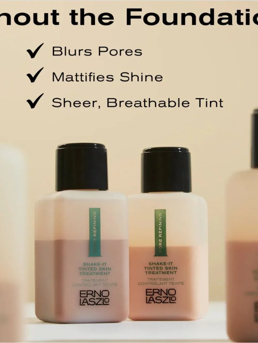 Erno Laszlo Shake It Tinted Skin Treatment* ~ Neutral (Beige) 3oz NIB/Sealed